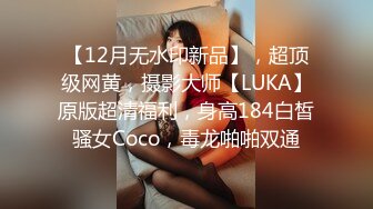 【12月无水印新品】，超顶级网黄，摄影大师【LUKA】原版超清福利，身高184白皙骚女Coco，毒龙啪啪双通